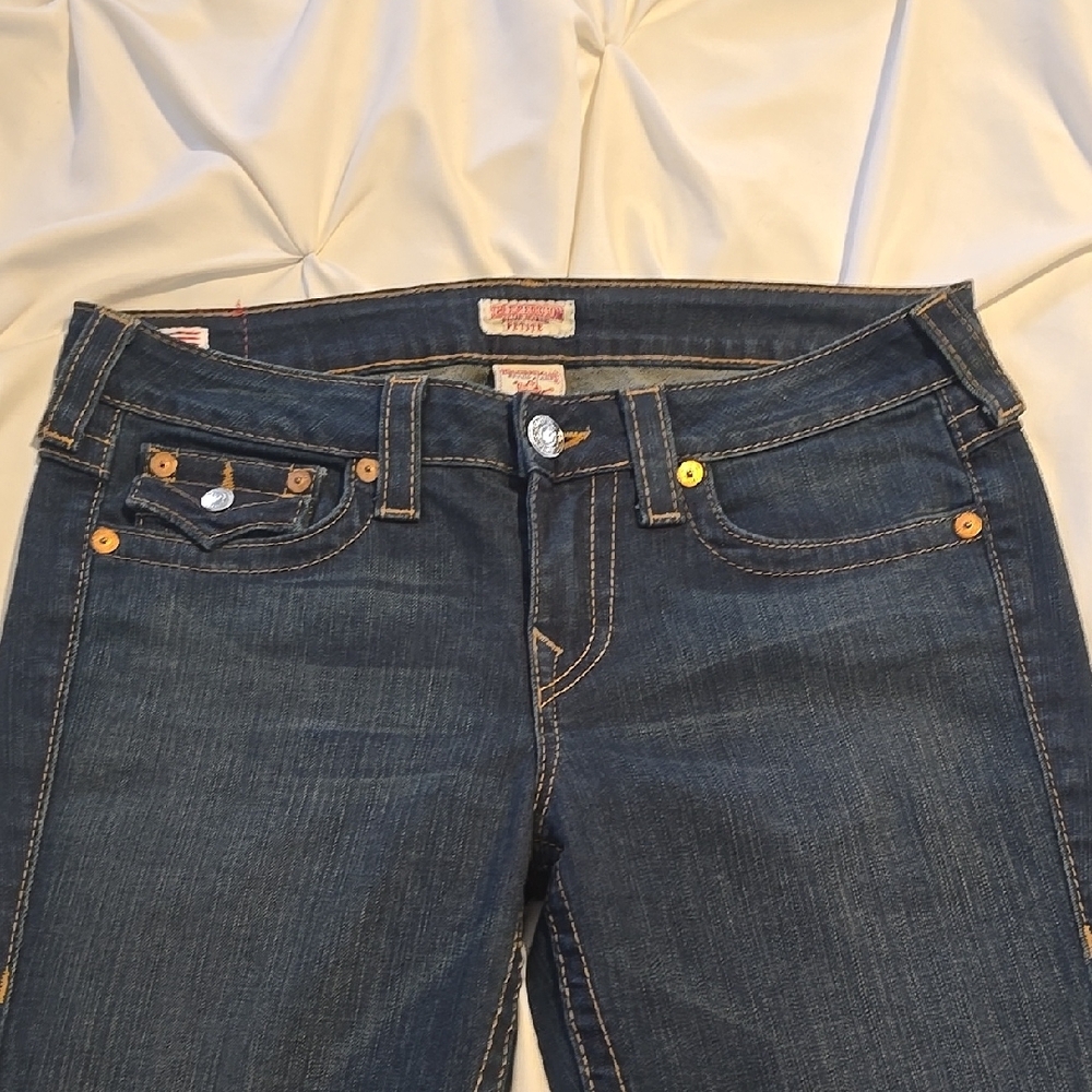 Women's Blue True Religion Jeans